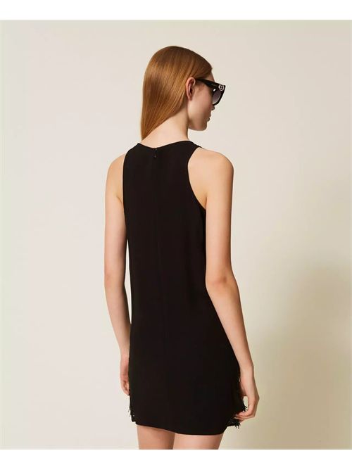 Abito corto con frange di paillettes TWINSET | TP2370/00006